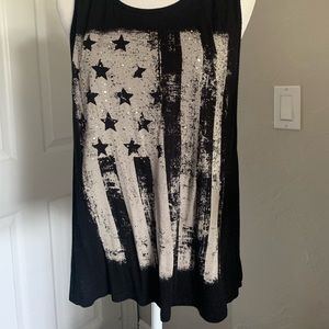 black american flag top
